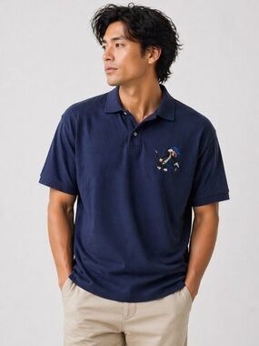 Vintage Warner Bros Sylvester Golf Polo Shirt | Looney Tunes Embroidered |